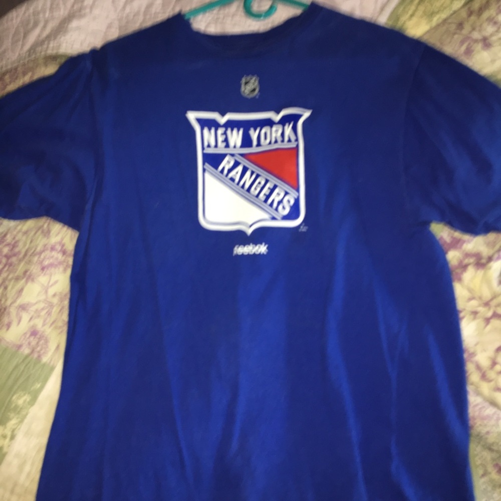 New York Rangers blue t shirt